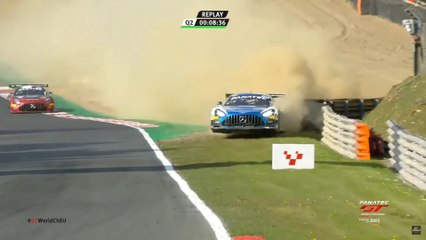 GT WORLD CHALLENGE 2022 Q2 Marciello Huge Save Almost Hit Hall