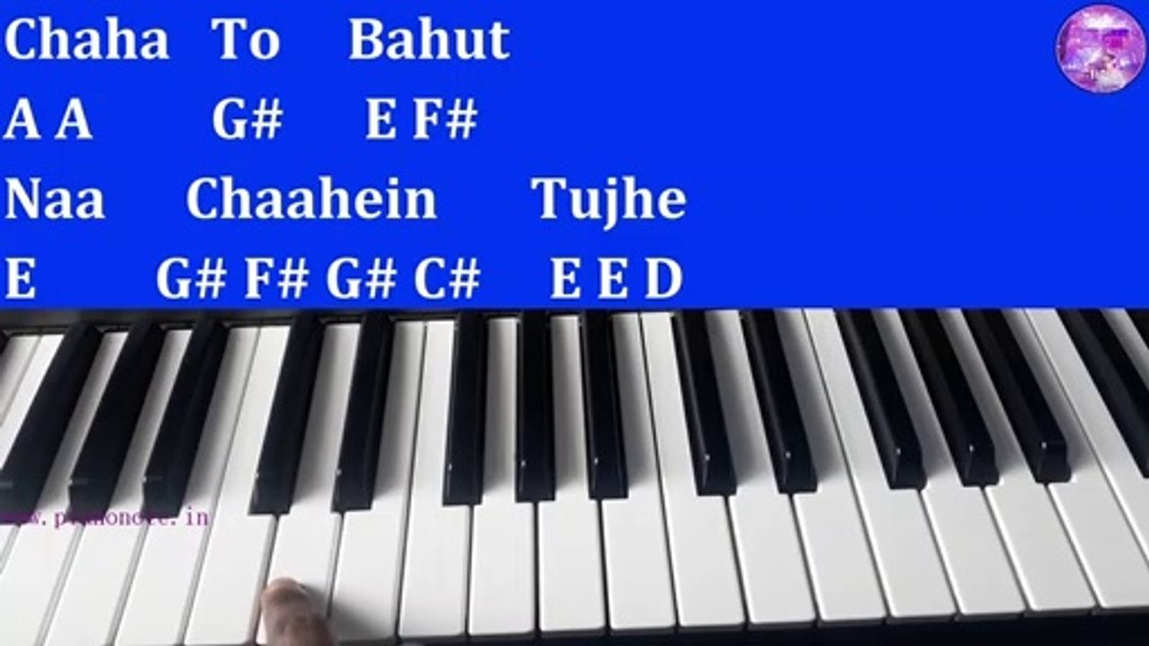 Chaha To Bahut Na Chahe Tujhe Piano Tutorial with Notes  Imtihaan  Julius Murmu Keyboard  Pjtl-uyW4fWqL8Hw-720p-1651165072538