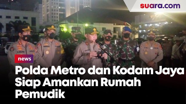 Polda Metro dan Kodam Jaya Gelar Apel Pasukan, Siap Amankan Rumah Pemudik