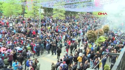 SPOR Trabzon'a 'şampiyonluk' göçü; maç öncesi büyük coşku