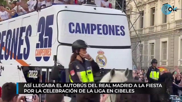 EL ESPECTACULAR RECIBIMIENTO AL MADRID EN CIBELES