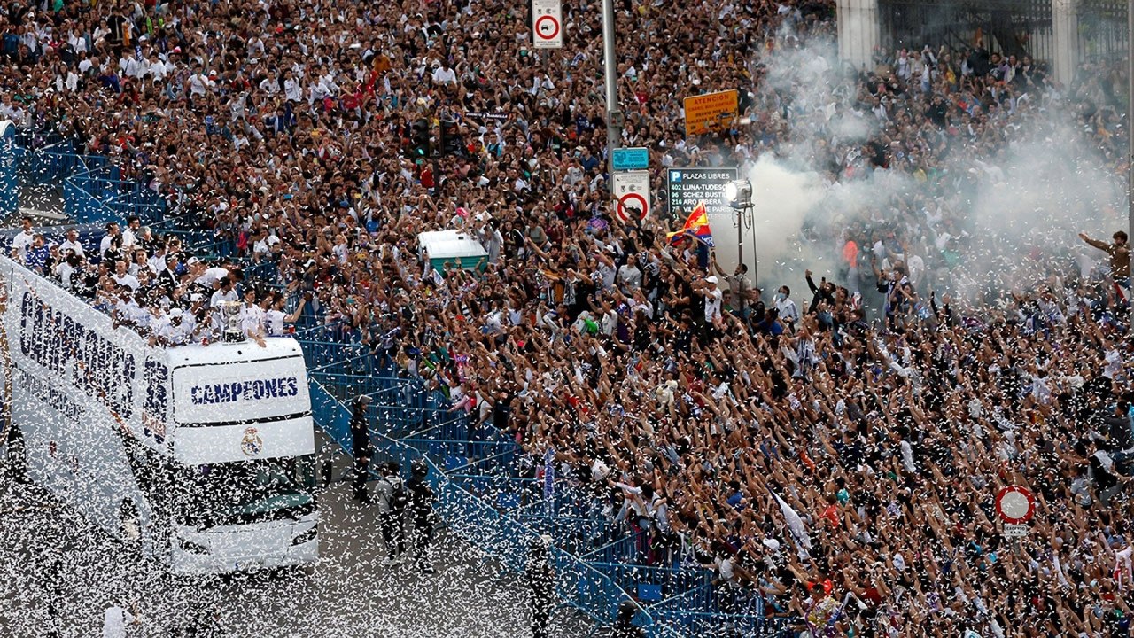 Madrid celebrates LaLiga title