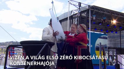 Vízre bocsátották a világ első zéró kibocsátású hajóját Norvégiában