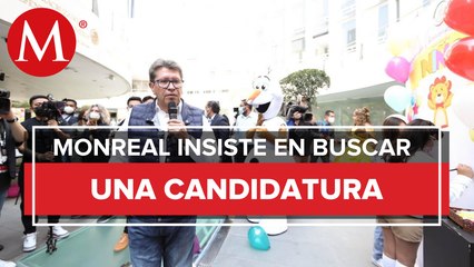 Ricardo Monreal afirma que pedirá "ser presidente", por el Día del Niño