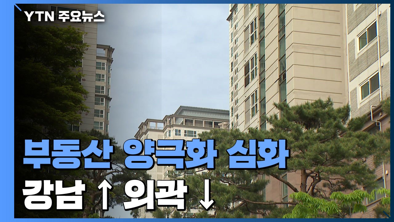 부동산 양극화 심화...강남은 오르고 외곽은 떨어지고 / YTN