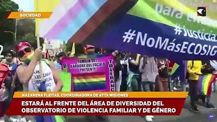 Estará al frente del área de diversidad del observatorio de violencia familiar y de género