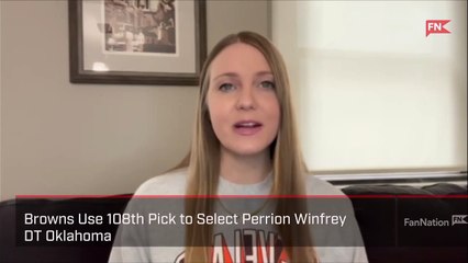Browns Use 108th Pick to Select Perrion Winfrey DT Oklahoma
