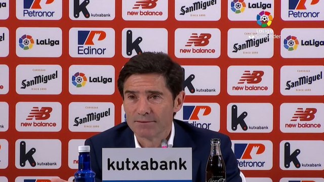 Marcelino: Este equipo es sólido y cree en lo que hace