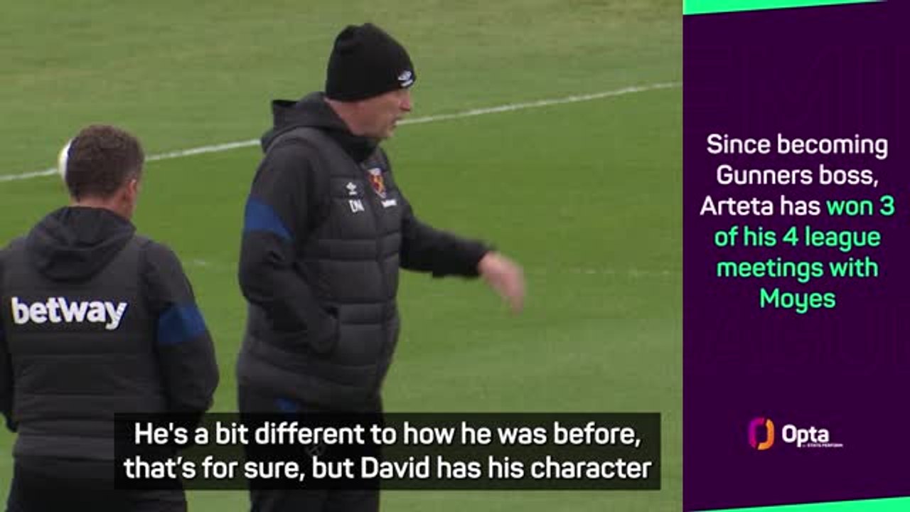 Arteta hopes to mellow like 'key' mentor Moyes