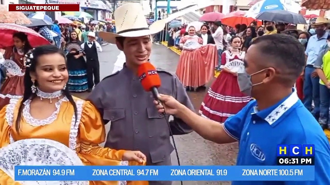 Niños, jóvenes y adultos disfrutan del gran Festival Nacional del Pino en Siguatepeque