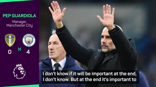 Leeds win harder than score suggested - Guardiola