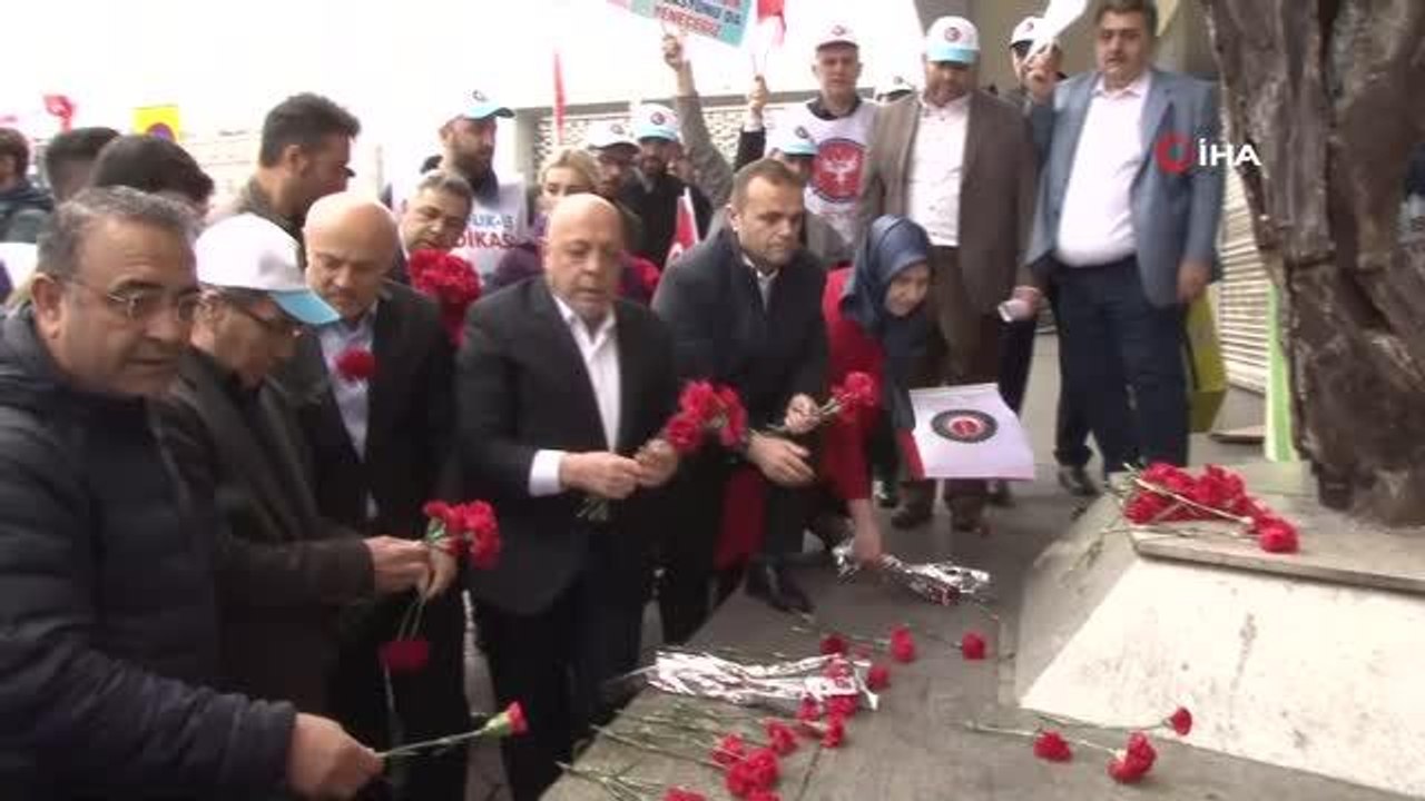 HAK-İŞ Taksim'de