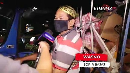 Kisah Wasno, Boyong Keluarga Mudik ke Subang Pakai Bajaj
