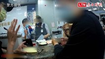 這次不是詐騙！台中婦豪領700萬 行員、警察都緊張(警方提供)