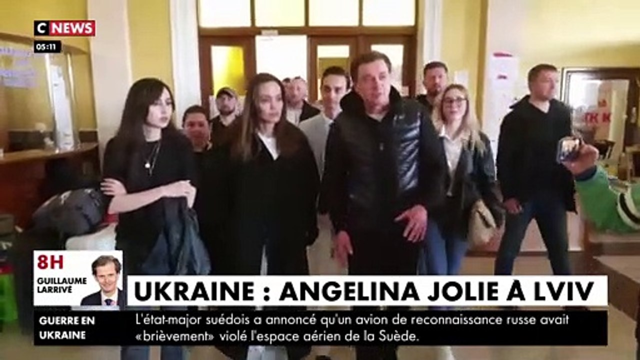 Guerre en Ukraine - Angelina Jolie est arrivée hier sur le territoire ukrainien en tant qu'envoyée spéciale du Haut commissariat des Nations unies pour les réfugiés