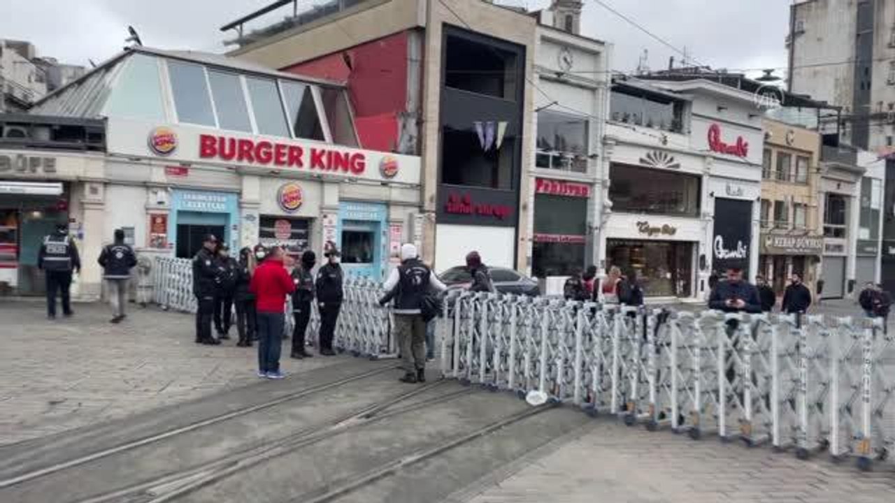 Taksim Meydanı ve çevresinde "1 Mayıs" önlemleri