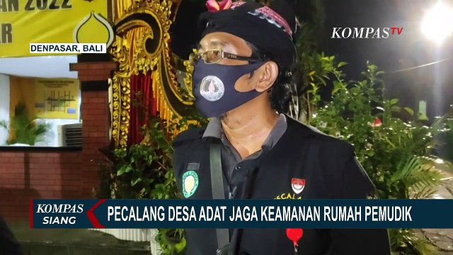 Selama Libur Lebaran, Pecalang Desa Adat Patroli Bantu jaga Rumah Warga yang Ditinggal Mudik