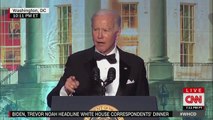 Joe Biden Takes Shot at Fox News During WHCA Dinner Address
