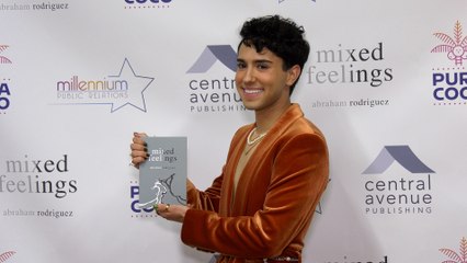 Abraham Rodriguez's "Mixed Feelings" Book Release Party Red Carpet