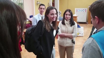 안젤리나 졸리, 우크라이나 르비우 깜짝 방문 / YTN