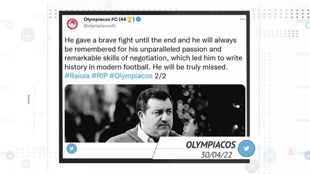 Socialeyesed: Football pays tribute to leading agent Mino Raiola