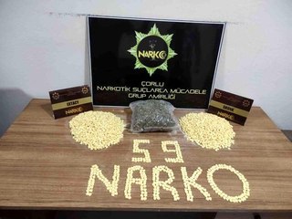 İstanbul'dan Çorlu'ya uyuşturucu getirirken yakalandı