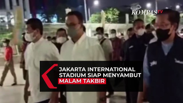 Anies Baswedan Inspeksi Persiapan Malam Takbir di JIS