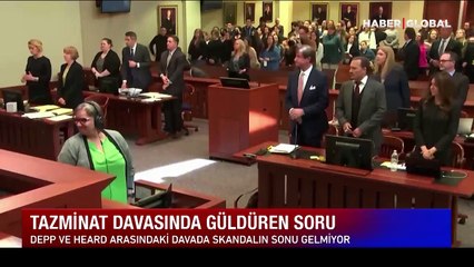 Johnny Depp'in cinsel organıyla ilgili soru mahkeme salonunu kahkahaya boğdu