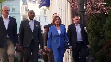 Nancy Pelosi agradece a los ucranianos "su lucha por la libertad" en una visita sorpresa a Kiev