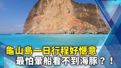 龜山島一日行程好愜意　最怕暈船＆看不到海豚？！