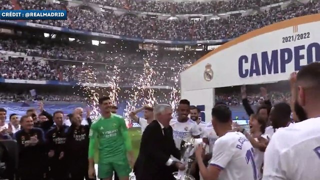 Le Real Madrid célèbre comme il se doit son 35ème titre en Liga