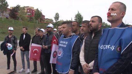 Hak-İş üyeleri 1 Mayıs'ta taleplerini açıkladı