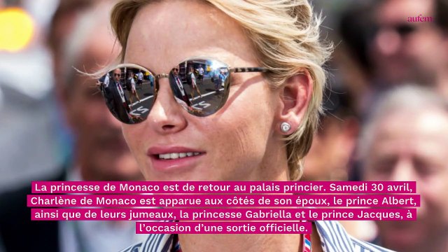 Charlène de Monaco : pour sa première sortie officielle avec Albert et les enfants, la princesse étonne