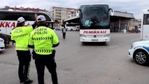 KIRKLARELİ -  Yolcu otobüsleri denetlendi