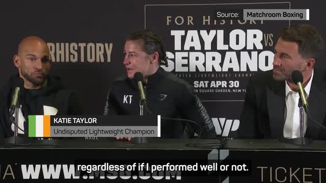 Taylor and Serrano share pride following historic women's bout