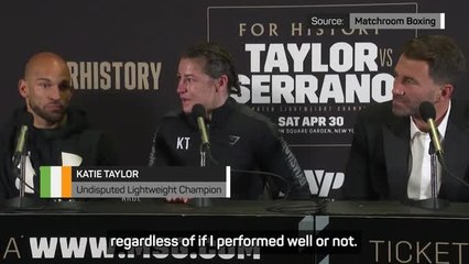 Taylor and Serrano share pride following historic women's bout