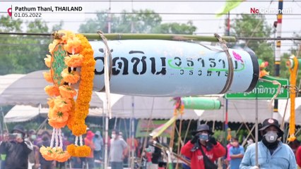 Thai province holds rocket-firing competition