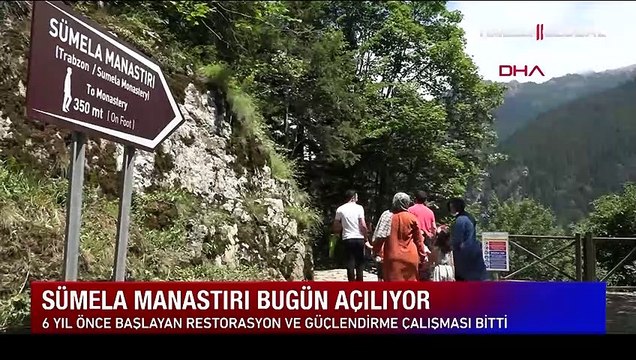 Sümela Manastırı ziyarete açılıyor!