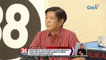 Marcos, pabor sa mungkahing four-day work week basta payag ang mga empleyado | 24 Oras Weekend