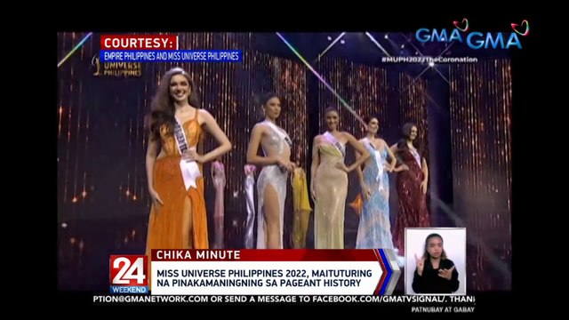 Miss Universe Philippines 2022, maituturing na pinakamaningning sa pageant history | 24 Oras Weekend