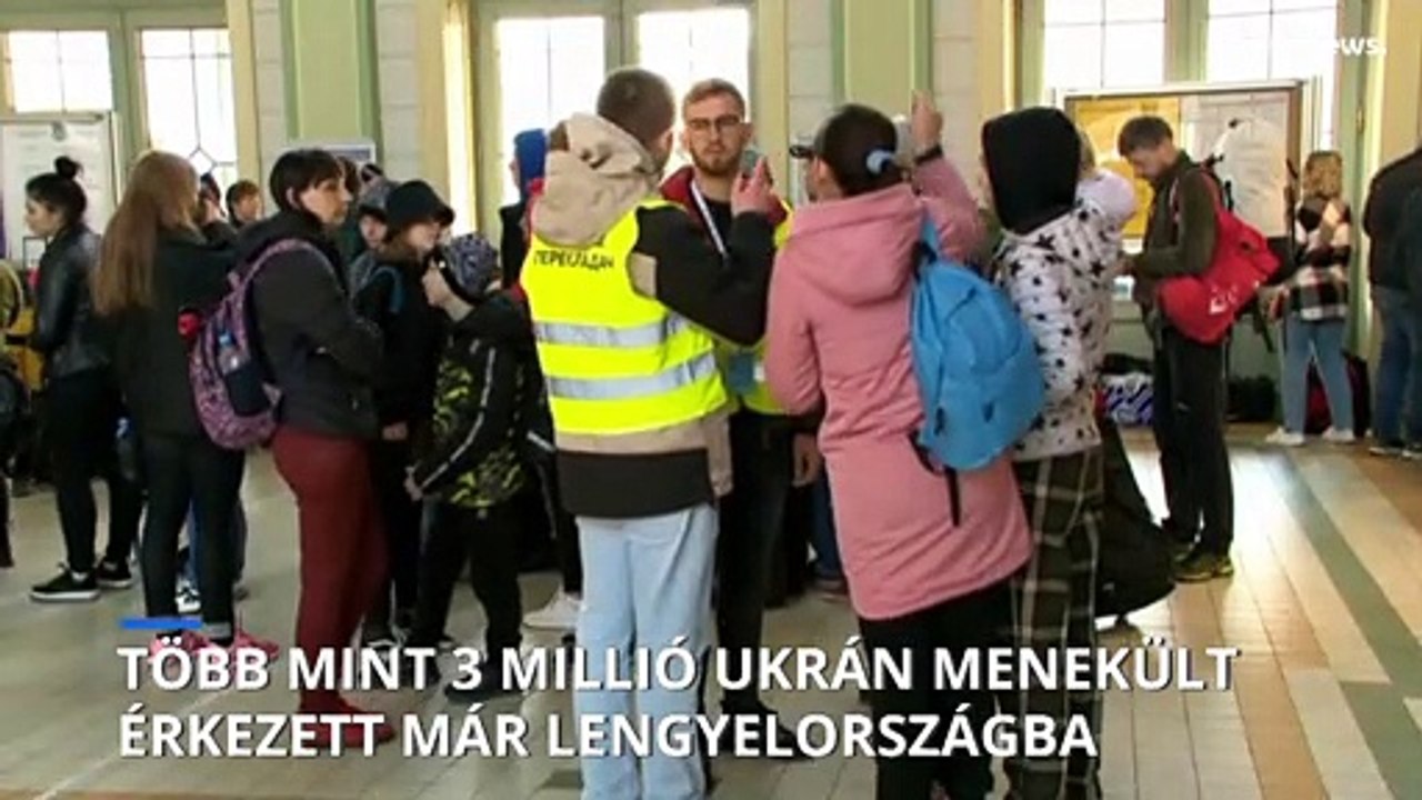 Több mint hárommillió ukrán menekült érkezett Lengyelországba a háború kezdete óta