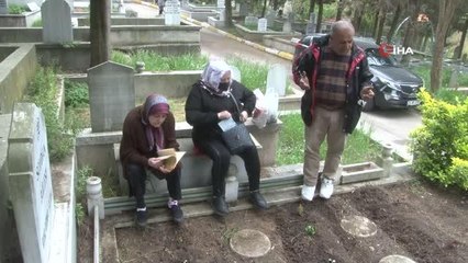 Mezarlıklarda hüzünlü bayram arefesi