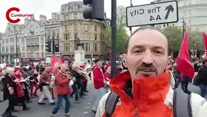 Londra'da 1 Mayıs kutlamaları