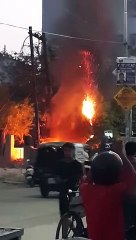 धमाकों की आवाज से फैली दशहत