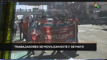 teleSUR Noticias 11:30 01-05: Trabajadores en el mundo se movilizan este 1ero de mayo