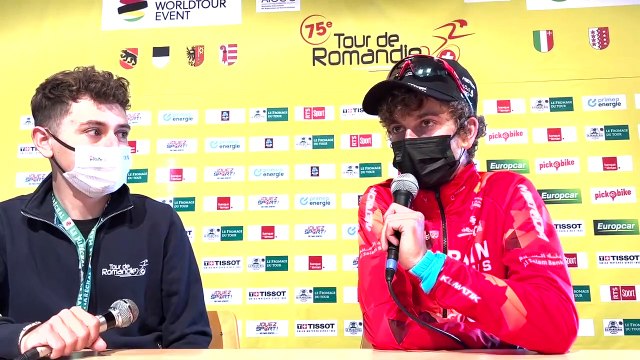 Tour de Romandie 2022 - Gino Mader, le 1er Suisse depuis 18 ans sur le podium : C'est spécial, déroutant et plein d'émotion !