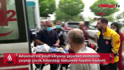 Yolun karşısına geçmeye çalışan 5 yaşındaki Yusuf'tan acı haber