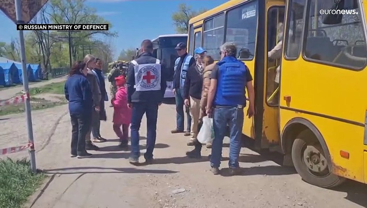 Rotes Kreuz: Evakuierungsaktion aus Stahlwerk in Mariupol begonnen