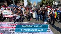 Marchas y concentraciones por el Día del Trabajo para este domingo en CDMX