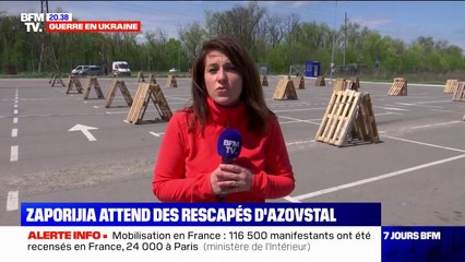 Download Video: Guerre en Ukraine: Zaporijia attend les rescapés de Marioupol évacués de l'usine Azovstal